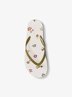 Floral Printed Flip Flop