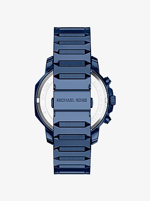 Oversized Prescott Blue-Tone Watch