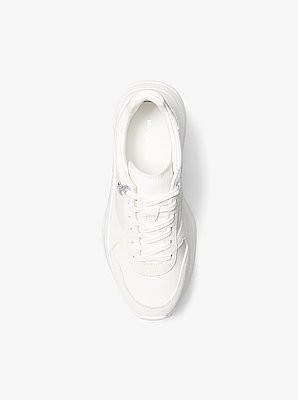 Arla Leather and Suede Trainer