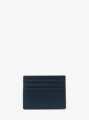 Cooper Pebbled Leather Tall Card Case