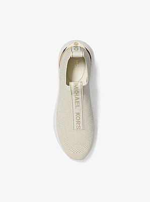 Espadrille &agrave; enfiler Bodie en tricot m&eacute;tallis&eacute;