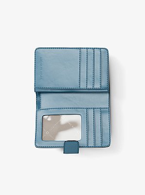 Portefeuille de taille moyenne en cuir Saffiano