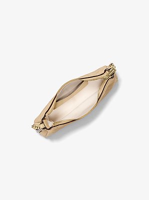 Tr&egrave;s petite pochette Nolita avec cha&icirc;ne en cuir nubuck