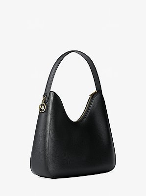 Nayla Medium Pebbled Leather Shoulder Bag