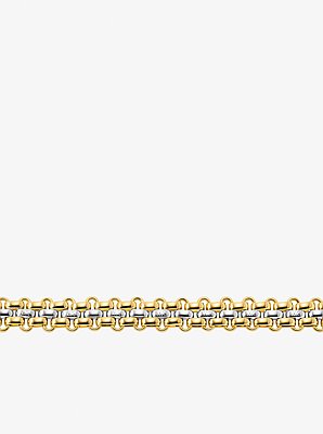 Two-Tone 3-Link Necklace