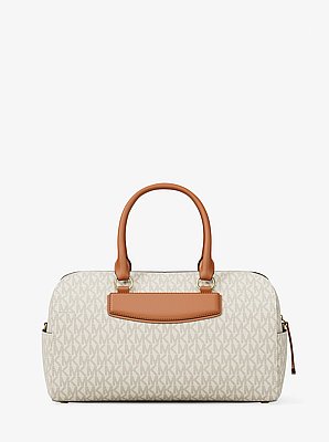 Jet Set Travel Medium Signature Logo Duffel Crossbody Bag