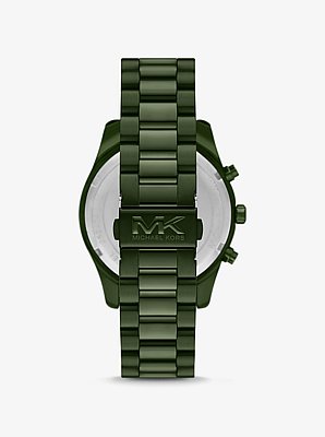 Oversized Lexington Green-Tone Watch