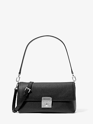 Wandelbare Schultertasche Addie Medium aus Leder