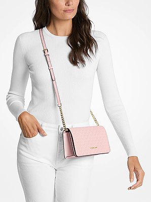 Jet Set Medium Signature Logo Crossbody Bag