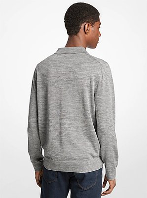 Wool Polo Sweater