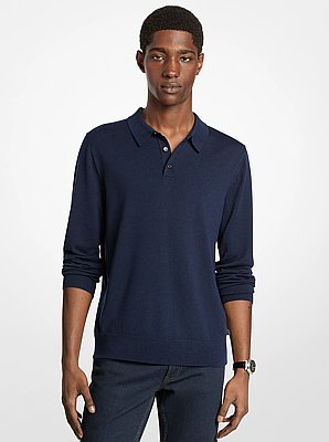 Wool Polo Sweater