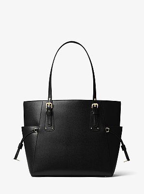 Bolso tote Voyager peque&ntilde;o de piel de grano cruzado