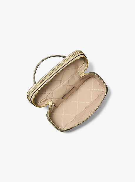 Vivi Small Crystal Embellished Vanity Crossbody Bag  