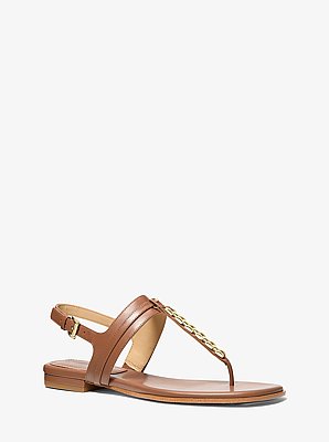 Marcia Embellished Leather Sandal