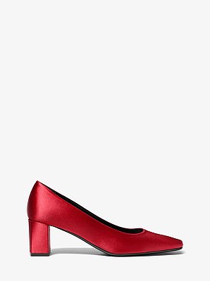 Maria Satin Pump