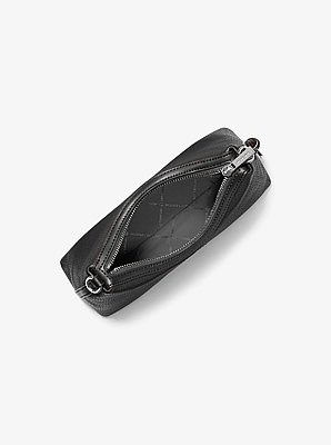Sammy Small Pebbled Leather Convertible Crossbody Bag in BLACK | Michael Kors image number 1