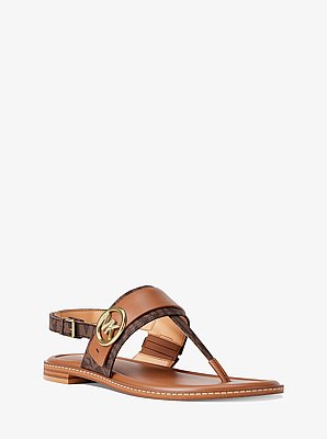 Carmen Signature Logo Thong Sandal