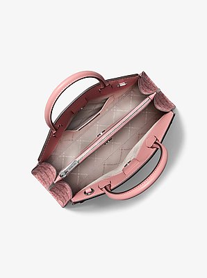 Greta Medium Signature Logo Satchel