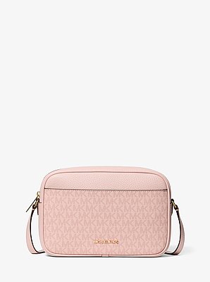 Jet Set Travel Large Signature Logo Camera Crossbody Bag