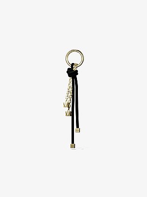Gold-Tone and Cord Bag Charm