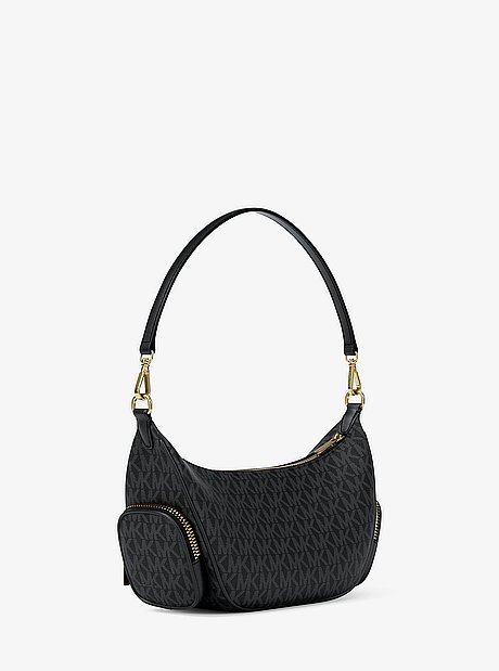 Merritt Small Signature Logo Convertible Shoulder Bag
