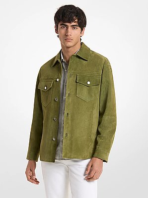 Suede Shirt Jacket