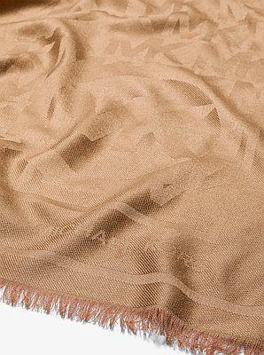 Pa&ntilde;uelo de jacquard con logotipo