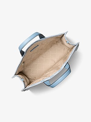 Gigi Large Logo Jacquard Tote Bag