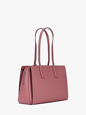 Sac fourre-tout Laila de taille moyenne &agrave; logo Signature