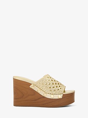 Mayes Woven Wedge Sandal