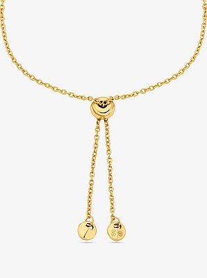 Pulsera deslizante Fulton de plata esterlina chapada en metales preciosos
