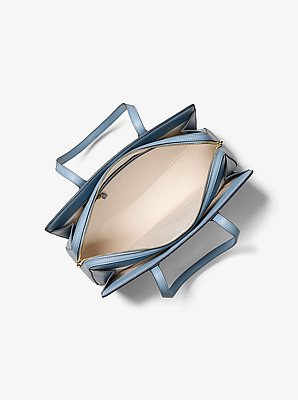 Laila Medium Signature Logo Tote Bag