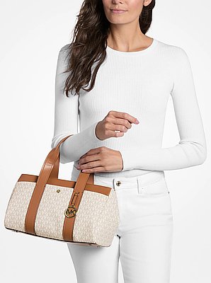 Foster Small Signature Logo Satchel