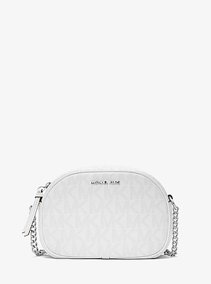 Crossbodytas Jet Set met kenmerkend logo, klein en ovaal