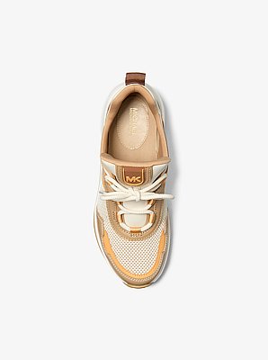 Espadrille Olympia en mat&eacute;riaux multiples
