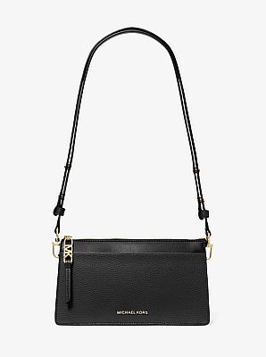 Empire Large Leather Convertible Crossbody Bag