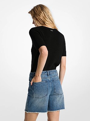 Boyfriend Denim Shorts