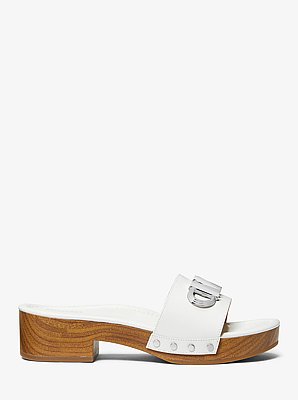 Sandalia Parker de piel con plataforma