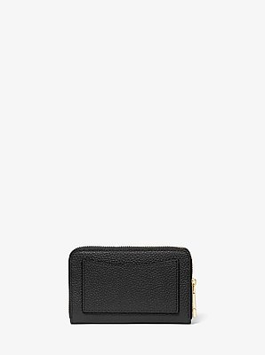Cartera peque&ntilde;a de piel granulada