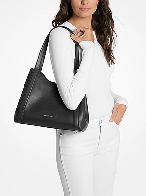 Rosemary Large Pebbled Leather Shoulder Bag