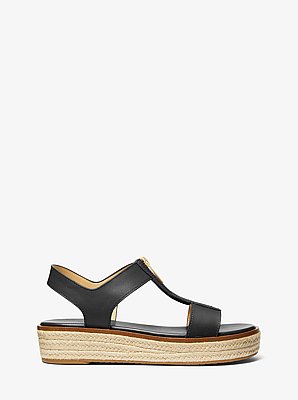 Sandale espadrille Berkley en cuir