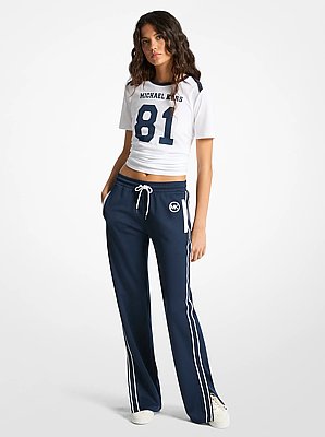 Piqu&eacute; Contrast Track Pants