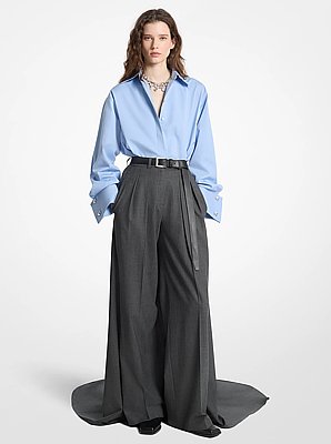 Stretch Wool Opera Trousers