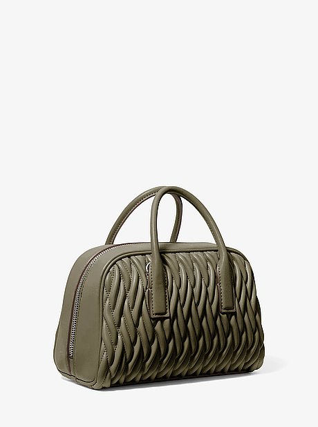 Ashton Small Matelass&eacute; Messenger Bag
