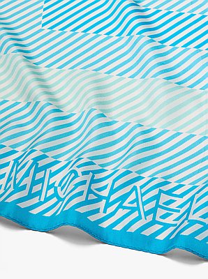 Striped Silk Scarf