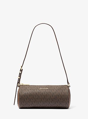 Izzy Small Signature Logo Barrel Pochette
