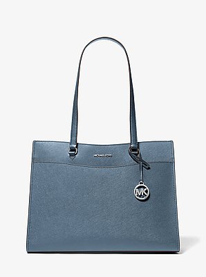 Jet Set Travel Large Saffiano Leather Tote Bag