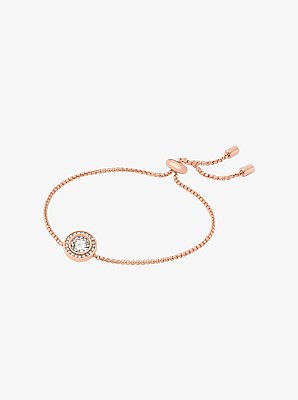 Pav&eacute; Halo Slider Bracelet