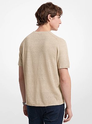 Linen and Cotton T-Shirt