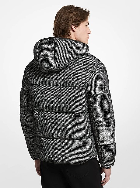 Quilted Twill Puffer Jacket